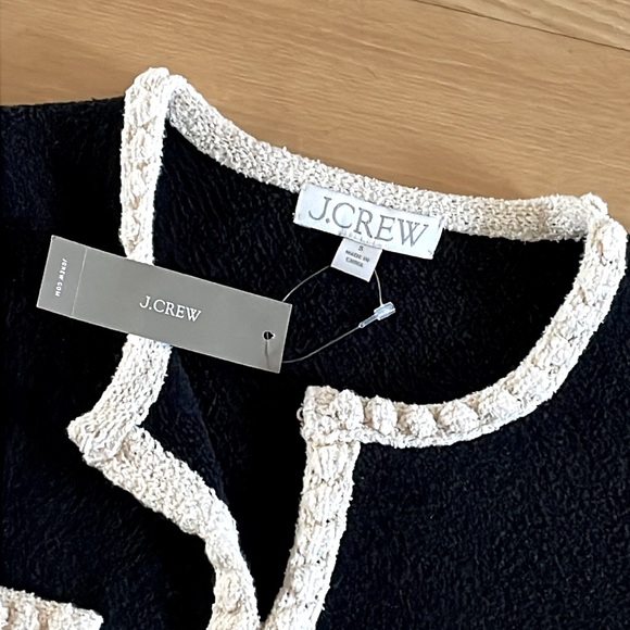 NWT J. Crew Odette Sweater Lady Jacket in Striped Boucle - Picture 7 of 9